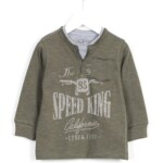 Μπλούζα LOSAN σε χακί χρώμα