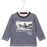 Μπλούζα Losan σε γκρί χρώμα