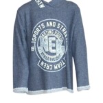 Μπλούζα νεκ σε γκρι χρώμα