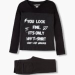 Σετ κολάν LOSAN σε μαύρο χρώμα