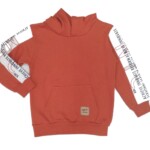 Φούτερ Nek Kids Wear κεραμυδί χρώμα