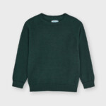 Ζέρσεϋ Mayoral ECOFRIENDS βαμβάκι στρογγυλεμένος γιακάς Αγόρι πράσινο