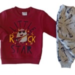 Σετ φόρμα Sweet baby αγόρι μπορντό