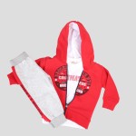 Σετ φόρμα NEK KIDS κόκκινο-γκρι