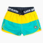 Μαγιό LOSAN σορτς κίτρινο-μπλε αγόρι