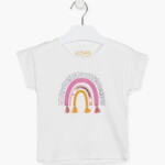 Μπλουζάκι LOSAN κοντομάνικο λευκό κορίτσι
