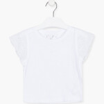 Κοντομάνικο LOSAN μπλουζάκι λευκό κορίτσι