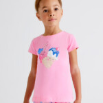 Μπλούζα Mayoral κοντομάνικη ECOFRIENDS στάμπα κορίτσι