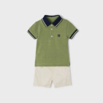 Σετ Mayoral βερμούδα και πόλο baby αγόρι