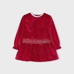 Φόρεμα Mayoral κόκκινο σφηκοφωλιά baby