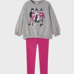 Σετ Mayoral κολάν γκρι έντονο καναλέ ECOFRIENDS κορίτσι