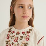 Πουκαμίσα Mayoral με κέντημα κορίτσι