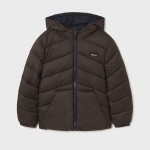 Μπουφάν Mayoral ενισχυμένο καφέ σκούρο αγόρι