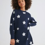 Φόρεμα Mayoral πλεκτό με αστέρια κορίτσι