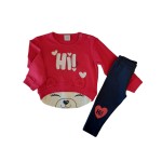 Σετ κολάν Sweet baby ροζ