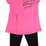 Σετ κολάν ΝΕΚ φούξια-μαύρο