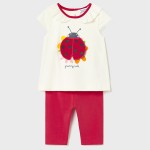 Σετ  Mayoral 2 τεμαχίων καρπουζί με στάμπα