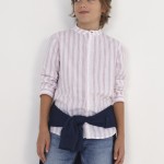 Πουκάμισο Mayoral κόκκινο με γιακά μάο από βιώσιμο βαμβάκι αγόρι