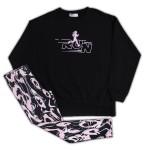 Σετ φόρμα ΝΕΚ μαύρο-μαύρο ροζ