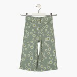 Παντελόνι LOSAN πράσινο με λουλούδια κορίτσι