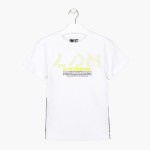 Μπλούζα LOSAN λευκή κοντομάνικη αγόρι εφηβική