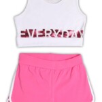 Σετ μακό ΝΕΚ λευκό-φούξια κορίτσι