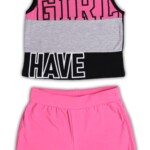 Σετ μακό ΝΕΚ φούξια γκρι-φούξια κορίτσι