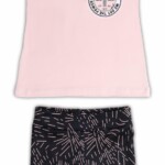 Σετ κολάν ΝΕΚ ροζ-μαύρο