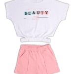 Σετ μακό ΝΕΚ λευκό-ροζ κορίτσι