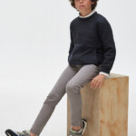 Παντελόνι Mayoral λοξότσεπο basic σταχτυ αγόρι