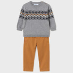 Σετ παντελόνι μακρύ ζέρσεϋ Mayoral Baby αγόρι ινταρσια