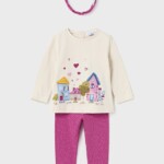 Σετ Mayoral κολάν ματζεντα baby