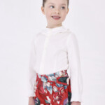 Βερμούδα βελούδο Mayoral  κόκκινο