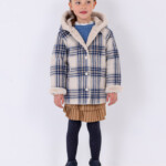 Παλτό Mayoral καρο διπλης οψης ναυτ.μπλε