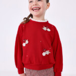 Σετ παντελονι Mayoral μακο ζακαρ κοκκινο