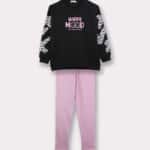 Σετ φόρμα ΝΕΚ μαύρο λιλά