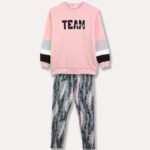 Σετ φόρμα ΝΕΚ ροζ ανοιχτο μαυρο