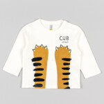 Μπλούζα LOSAN λευκή αγόρι βρεφικό