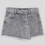 Φούστα LOSAN τζιν γκρι