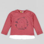 Μπλούζα LOSAN σκούρο ροζ