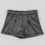 Σορτς LOSAN  δερμάτινο μαύρο