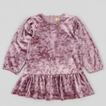 Φόρεμα LOSAN  βελούδο μωβ