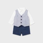 Mayoral Σετ παντελόνι κοντό γιλέκο