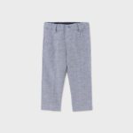 Mayoral Παντελόνι λινό αμπιγέ