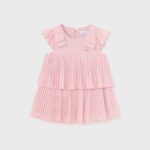 Mayoral Φόρεμα πλισέ ροζ