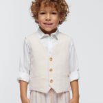 Mayoral Γιλέκο λινό suiting