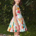 Φόρεμα Abel and Lula μικάδο σταμπωτό φλοράλ