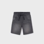 Mayoral Βερμούδα τζίν denim jogger γκρι