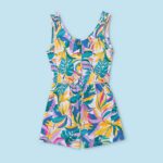 Mayoral Φόρμα κοντή μακό με στάμπες κοβάλτιο