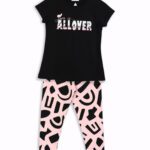 Σετ κολάν ΝΕΚ μαύρο-ρόζ